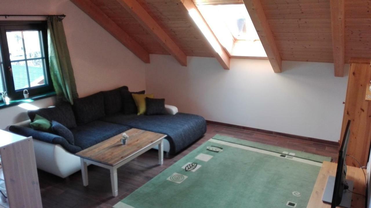 Blockhaus - Ferienwohnung Sunrise ออกุสตุสบวร์ก ภายนอก รูปภาพ
