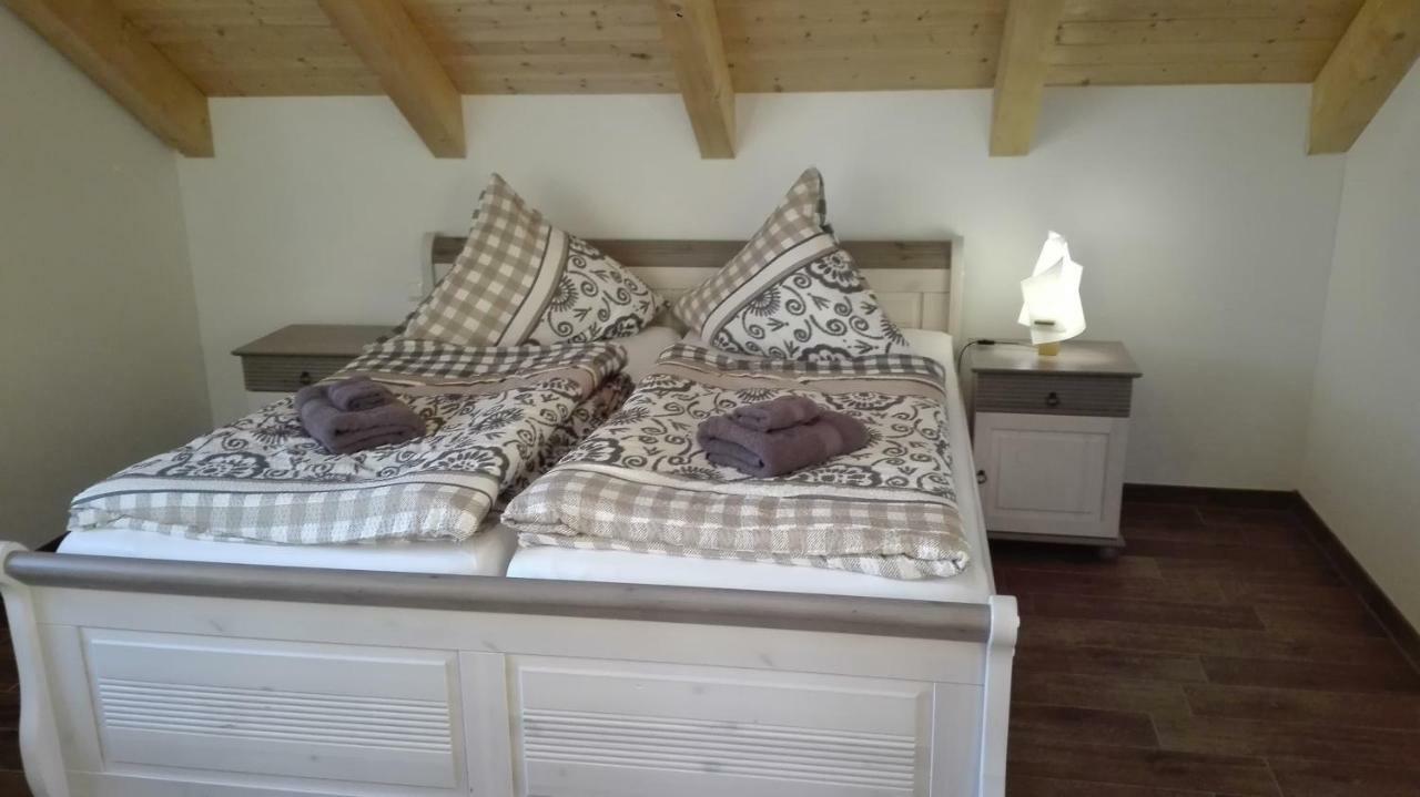 Blockhaus - Ferienwohnung Sunrise ออกุสตุสบวร์ก ภายนอก รูปภาพ