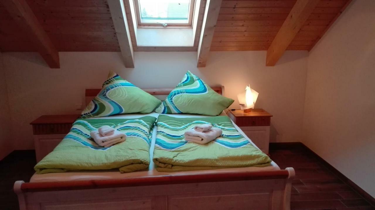 Blockhaus - Ferienwohnung Sunrise ออกุสตุสบวร์ก ภายนอก รูปภาพ