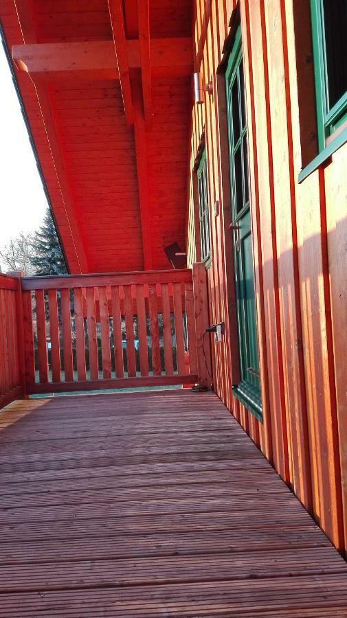 Blockhaus - Ferienwohnung Sunrise ออกุสตุสบวร์ก ภายนอก รูปภาพ