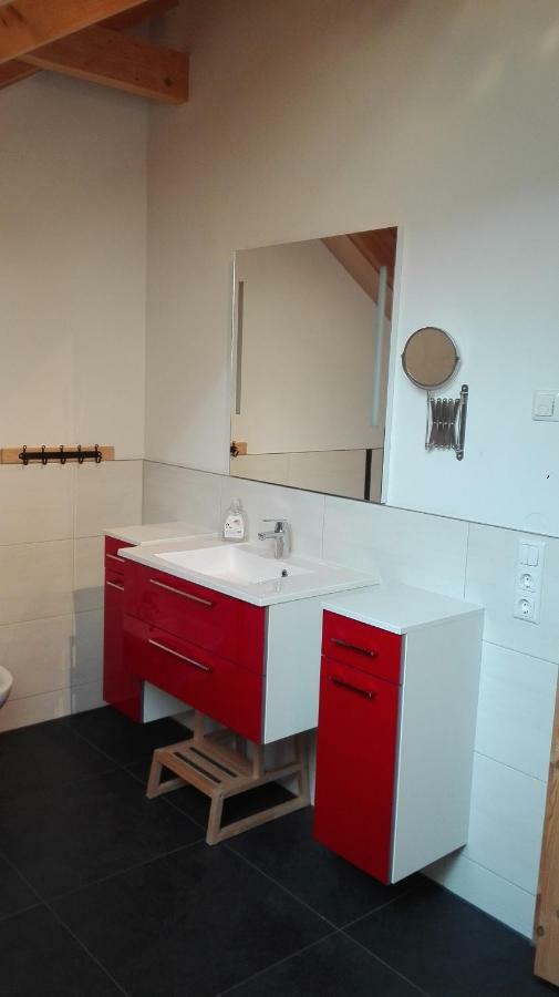 Blockhaus - Ferienwohnung Sunrise ออกุสตุสบวร์ก ภายนอก รูปภาพ